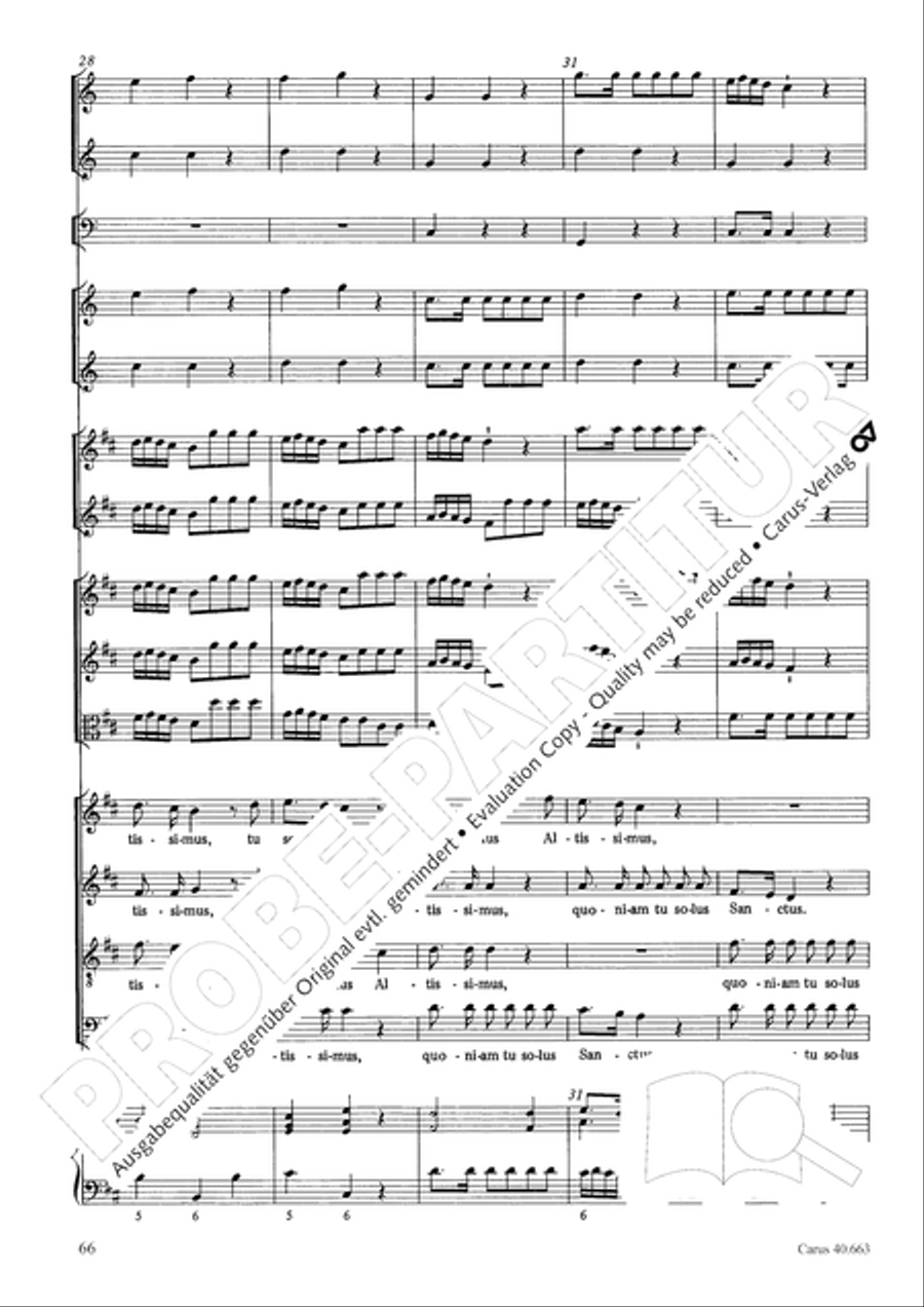 Mass in D minor (Missa in d) ATB scores gallery preview page 82