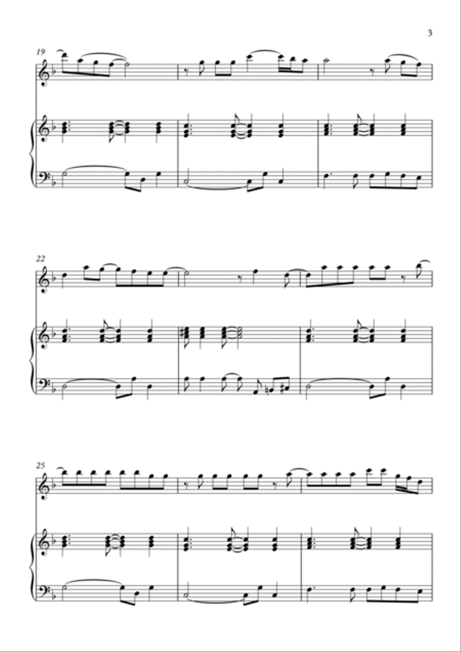 Flowers Alto Recorder scores gallery preview page 3