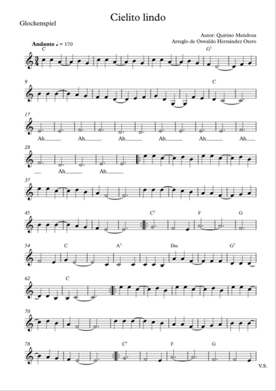 Cielito Lindo Large Ensemble scores gallery preview page 5