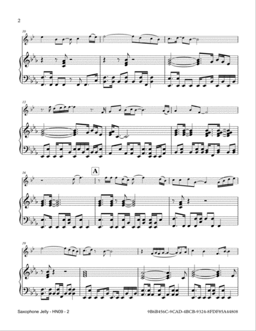 Saxophone Jelly Saxophone Jelly Saxophone scores gallery preview page 2