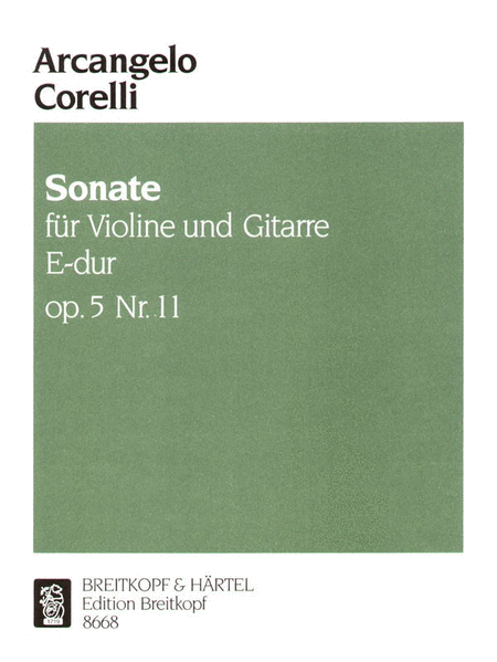 Sonate E-dur op. 5/11