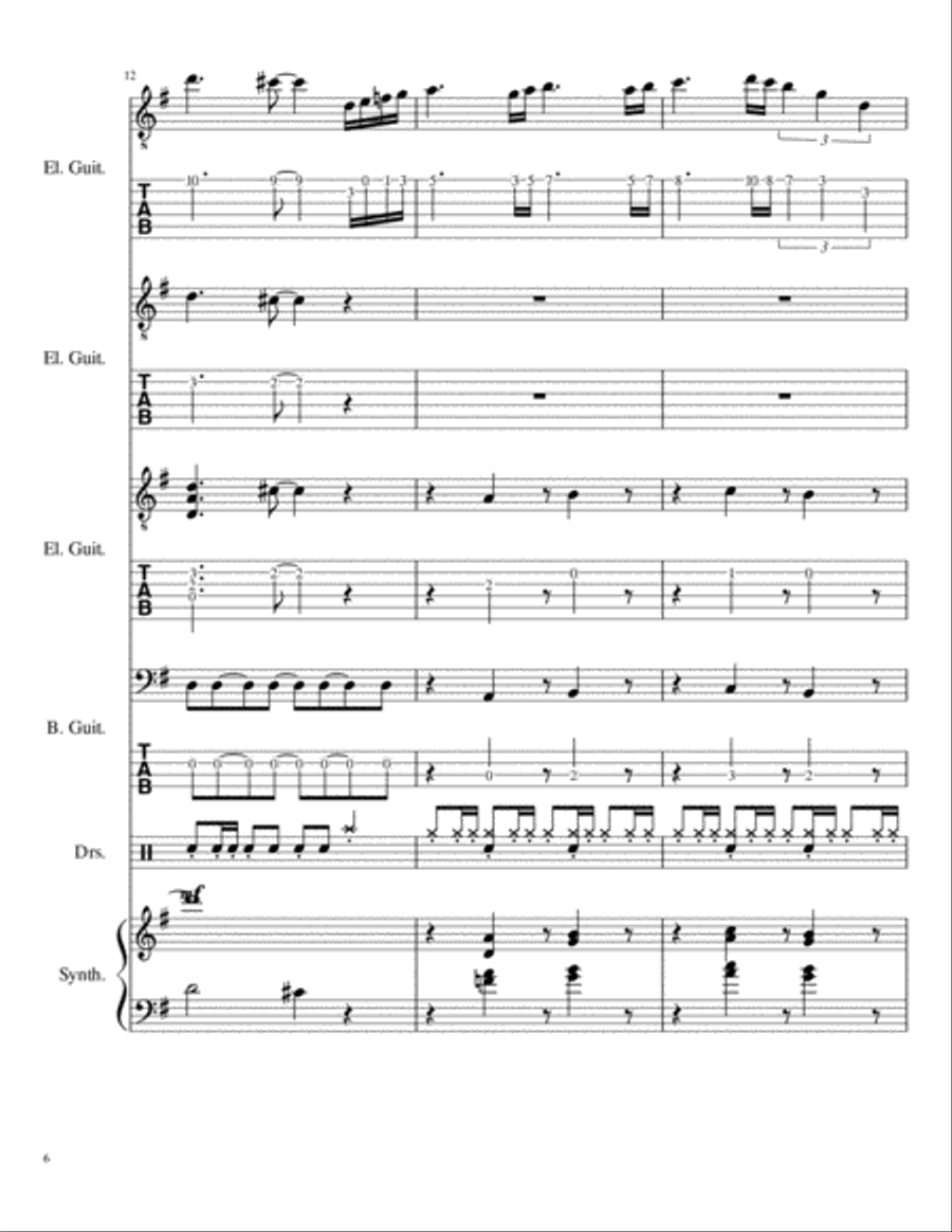 Breathe (2 AM) Small Ensemble scores gallery preview page 6