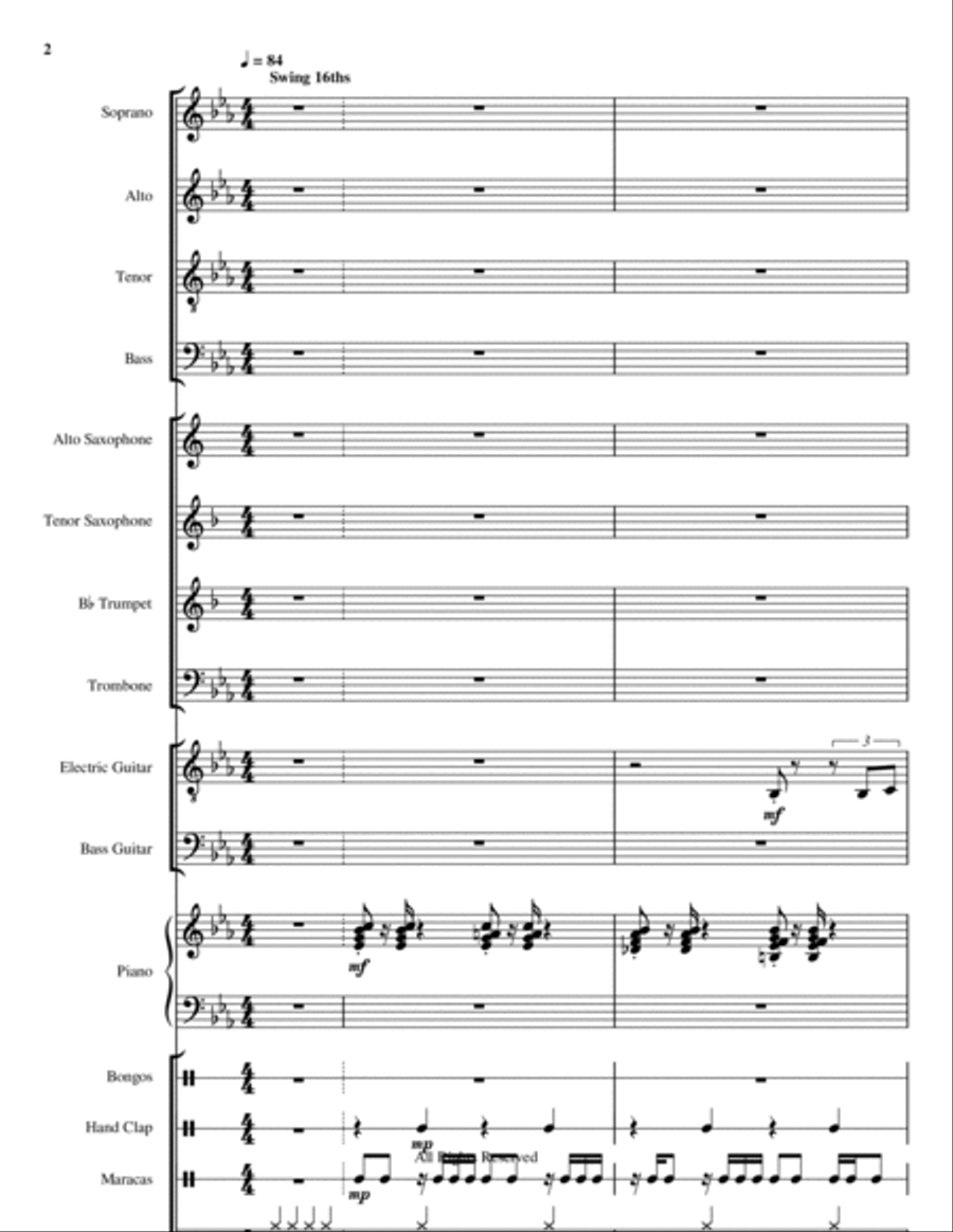 Brighter Day Piano, Vocal, Guitar scores gallery preview page 2