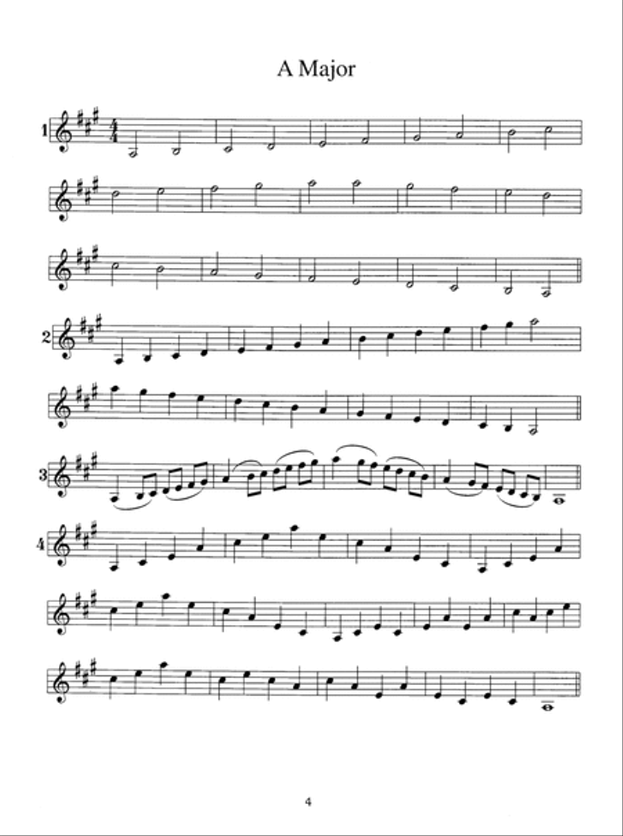 Essential Scales and Studies for Violin, Level 1 String Methods scores gallery preview page 5