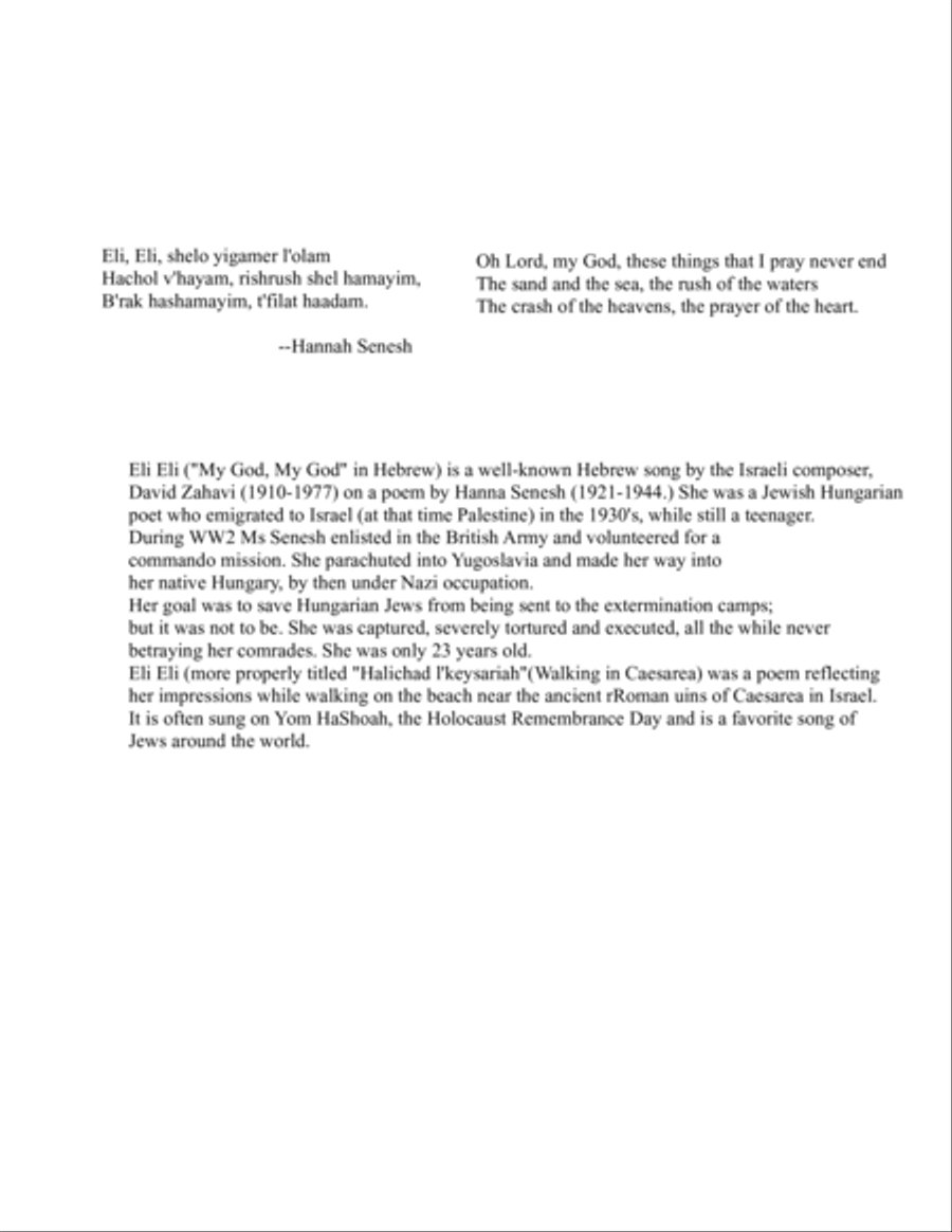 Eili, Eili 4-Part scores gallery preview page 1