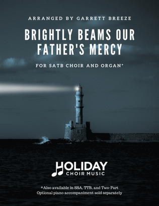 Book cover for Brightly Beams Our Father's Mercy (SATB)