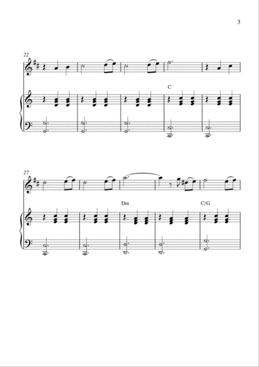 Kiss Waltz Tenor Saxophone scores gallery preview page 3