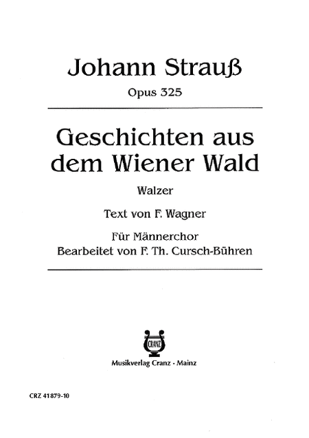 Strauss J Geschichten A D Wienerw. (ep)
