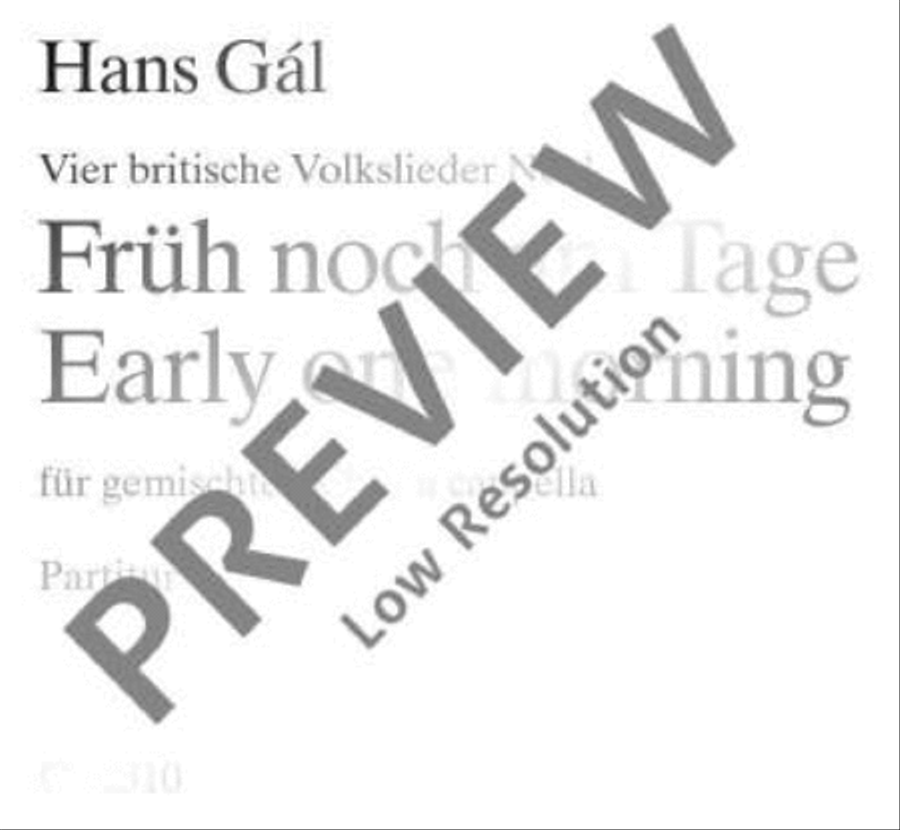 4 British Folk Songs 4 British Folk Songs 4-Part scores gallery preview page 2