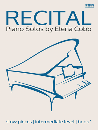 Book cover for Recital Piano Solos, Book 1