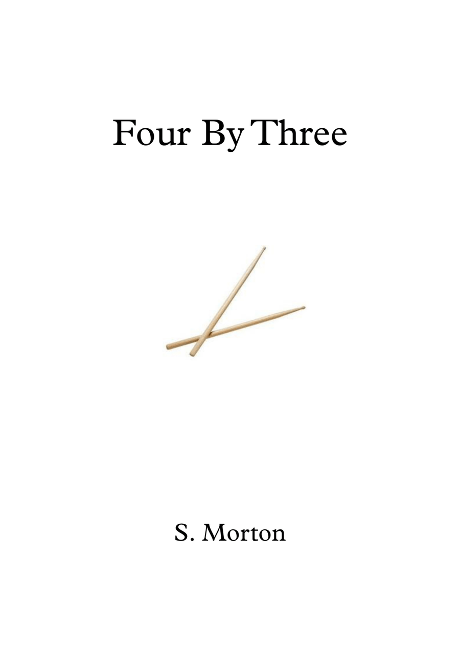 Four by Three Percussion Ensemble scores gallery preview page 1