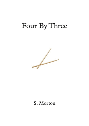 Book cover for Four by Three