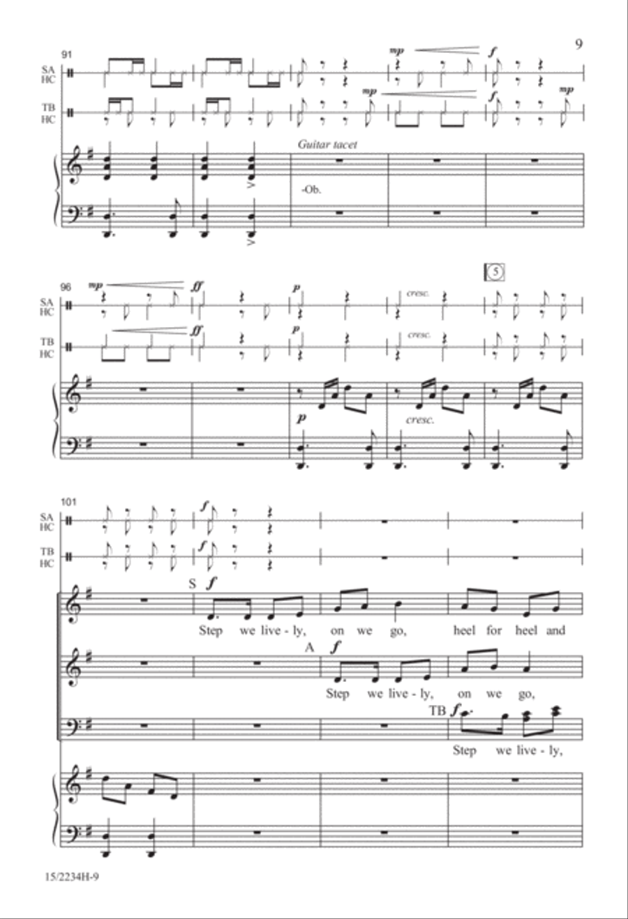 Mairi's Wedding 4-Part scores gallery preview page 9