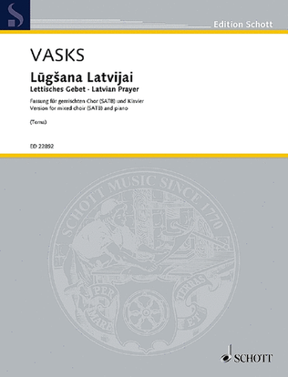 Book cover for Lūgšana Latvijai