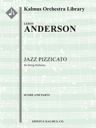 Book cover for Jazz Pizzicato for String Orchestra