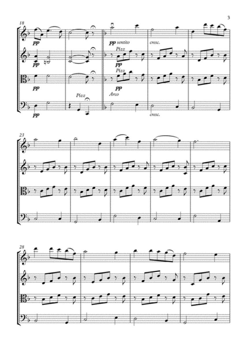 Intermezzo From Cavalleria Rusticana - P. Mascagni - For String Quartet (Full Score and Parts) image number null