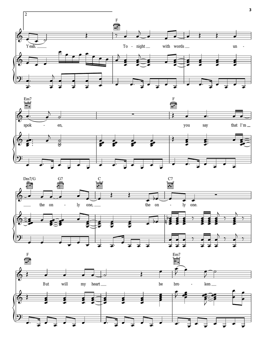 Will You Love Me Tomorrow (Will You Still Love Me Tomorrow) Piano, Vocal, Guitar scores gallery preview page 3
