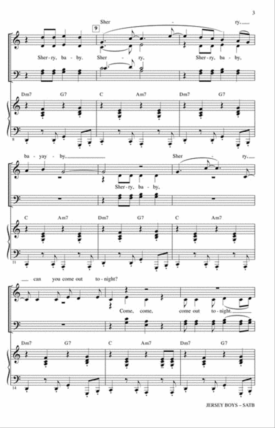 Jersey Boys 4-Part scores gallery preview page 3