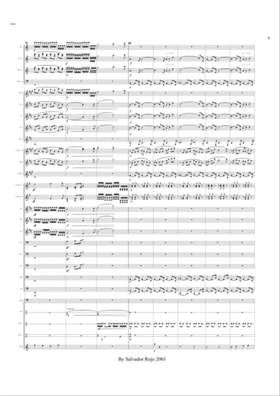 L'aventurer Concert Band scores gallery preview page 5