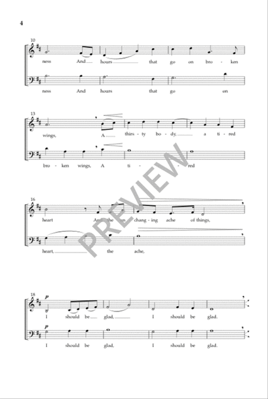 I Should Be Glad Divisi scores gallery preview page 5