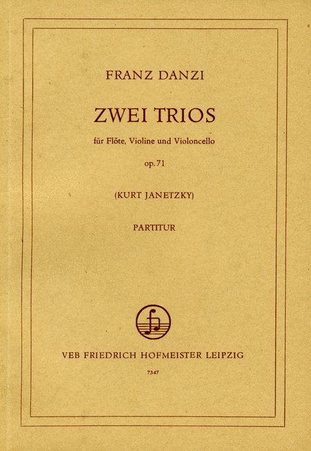 2 Trios op. 71, Part