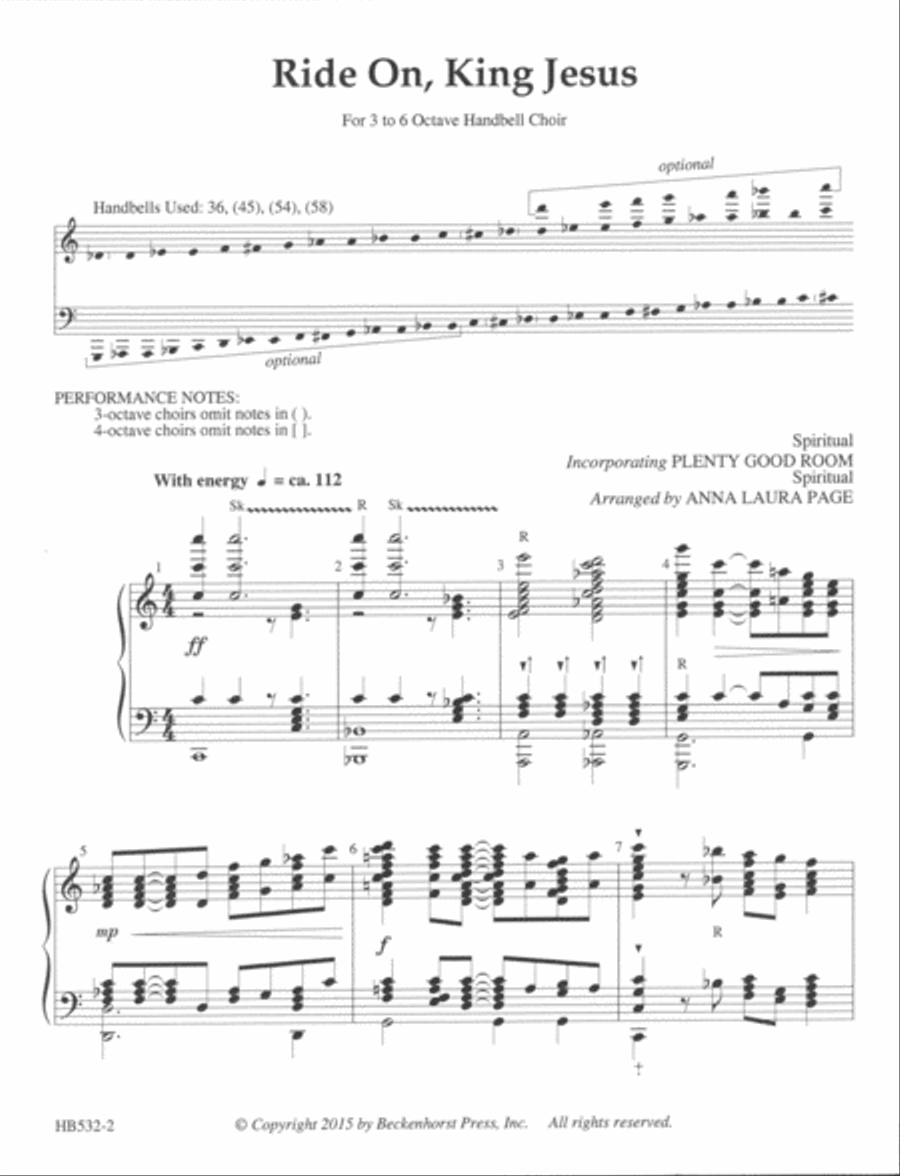 Ride On, King Jesus - Page 5-Octaves scores gallery preview page 2