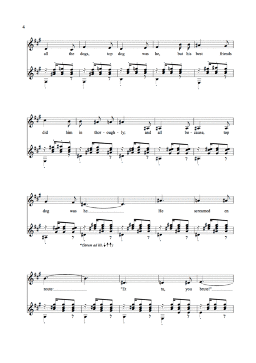 Solomon Song Piano, Vocal, Guitar scores gallery preview page 4