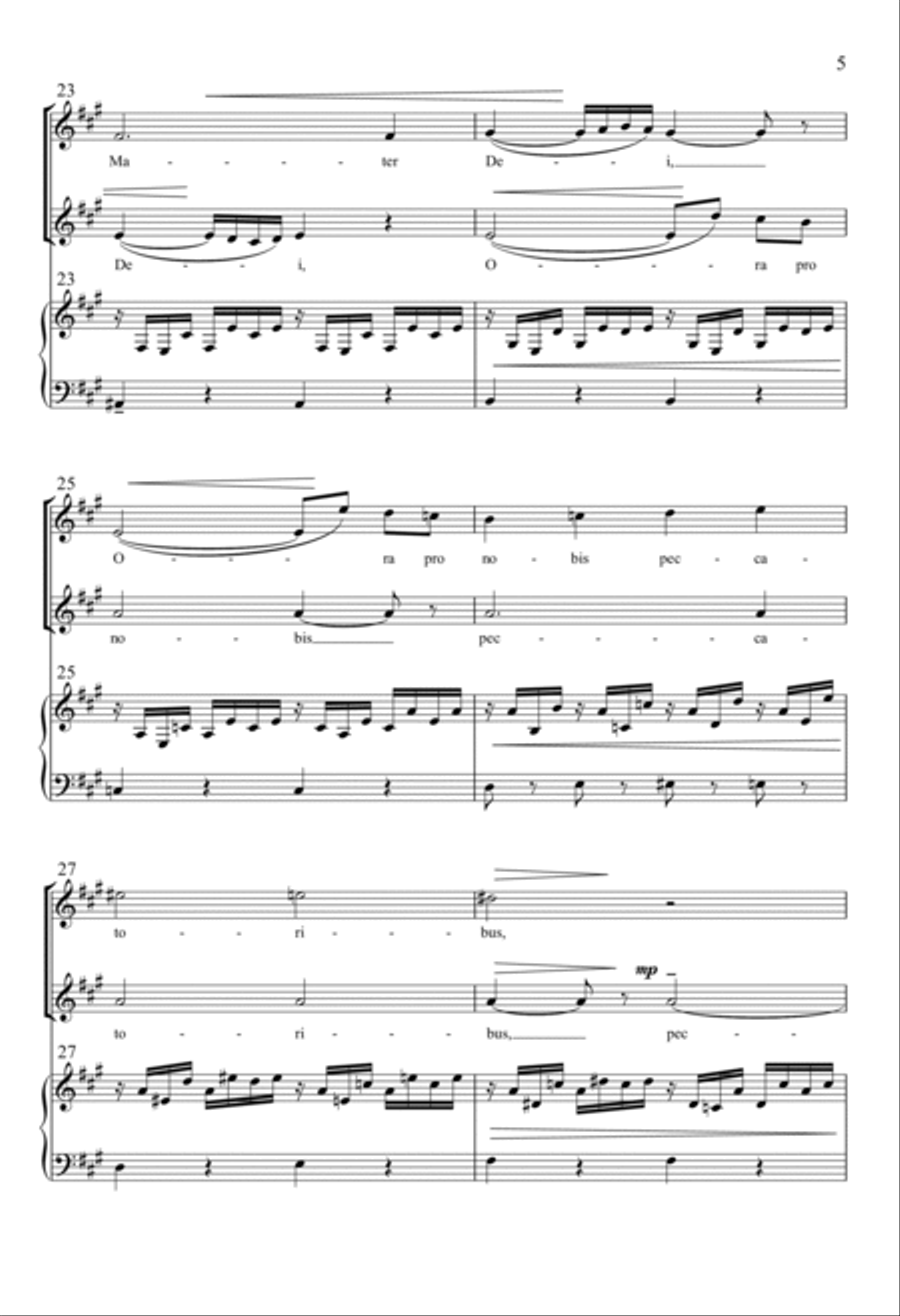 Ave Maria SA scores gallery preview page 4