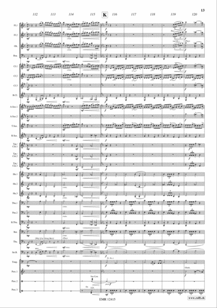 Shrek Concert Band scores gallery preview page 13