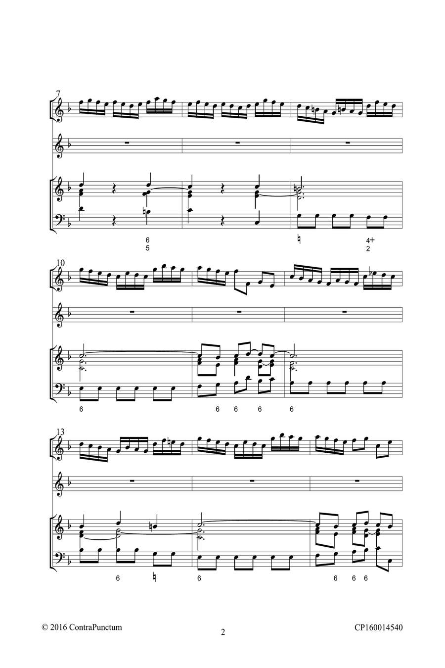 Harmonischer Gottesdienst TWV 1:199 Das Wetter rührt mit Stral und Blitzen Oboe Solo scores gallery preview page 6