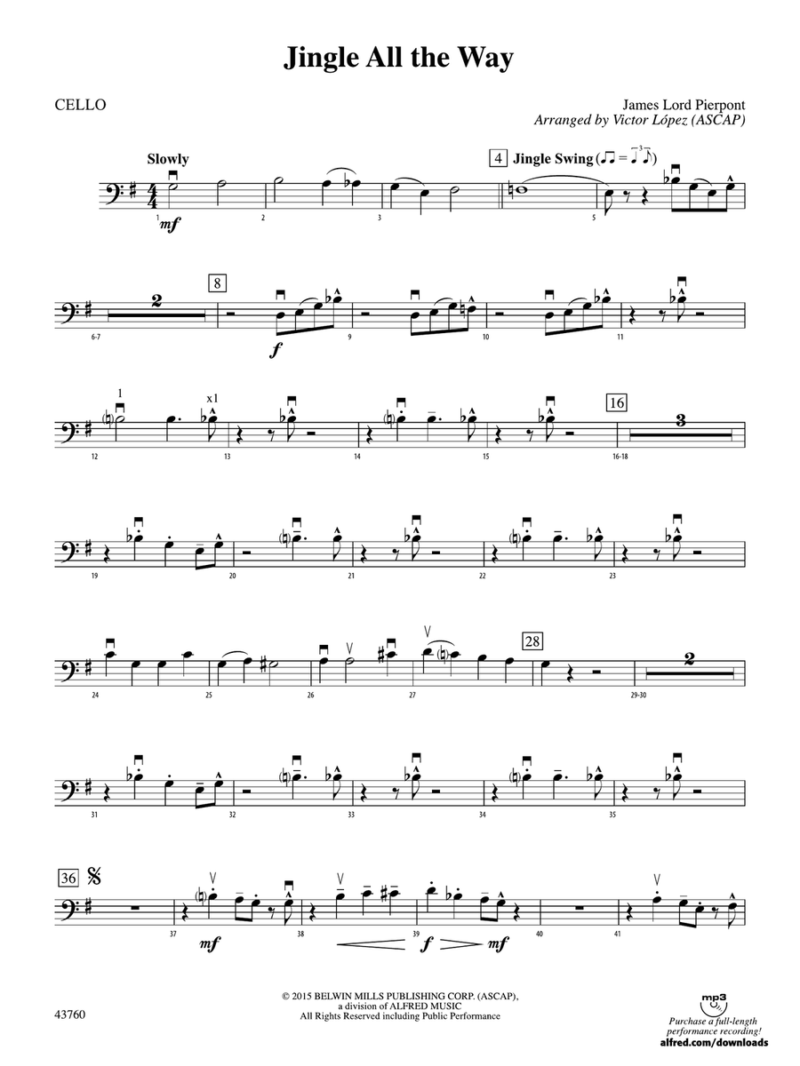 Jingle All the Way: Cello