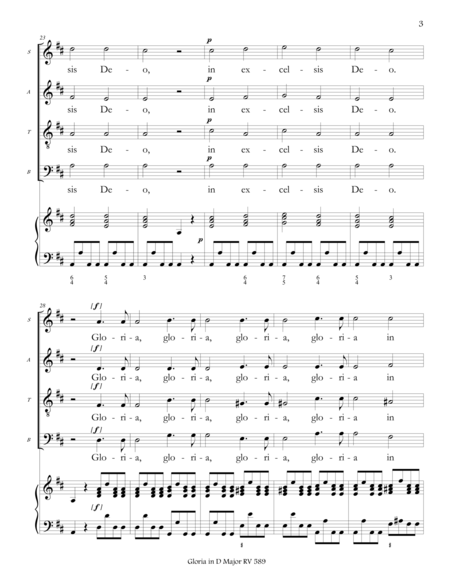 Antonio Vivaldi - Gloria for Choir and piano