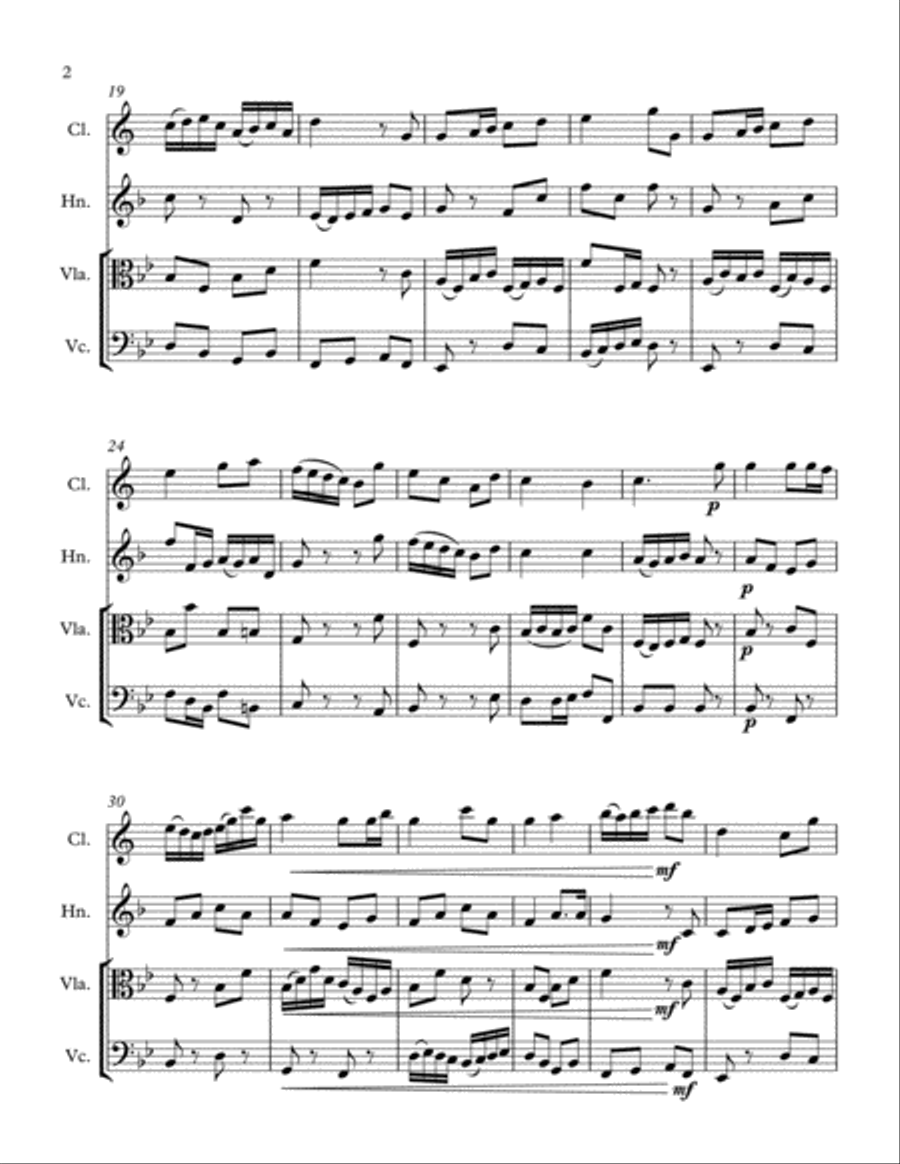 Thanksgiving Day (Mixed Quartet) Small Ensemble scores gallery preview page 2