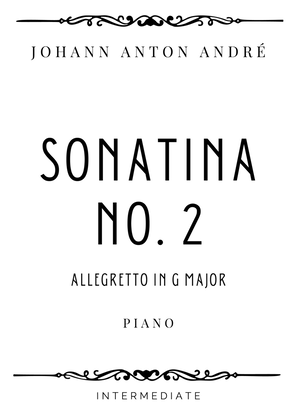 Book cover for André - Allegretto from Sonatina No. 2 Op. 34 in G Major - Intermediate