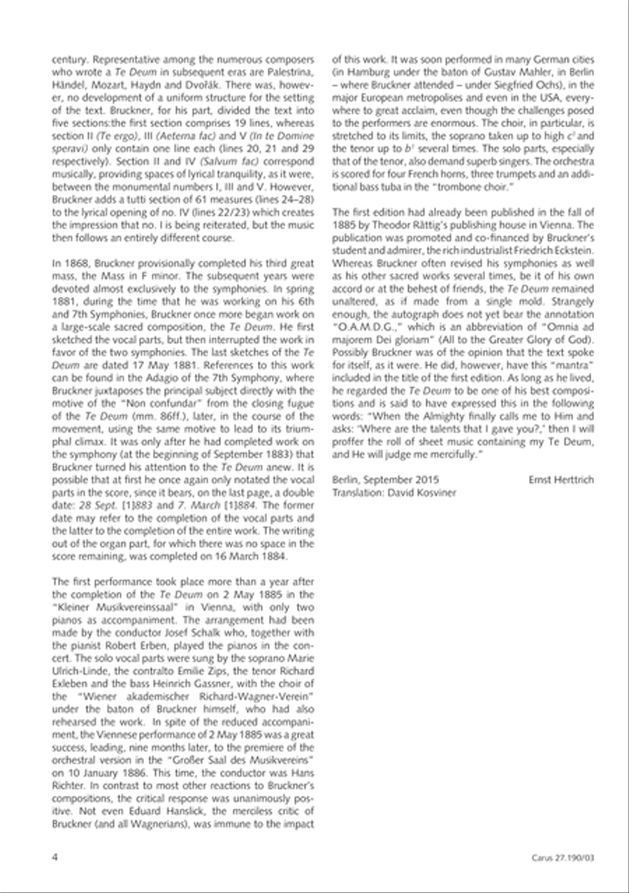 Te Deum 4-Part scores gallery preview page 5