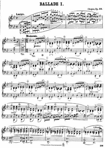 F.Chopin-Ballade No.1 in G minor, Op.23