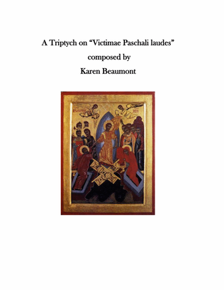 Book cover for Triptych on "Victimae Paschali laudes"