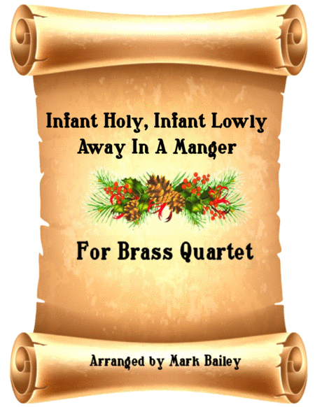 Infant Holy, infant lowly- Away in a Manger (Brass Quartet) image number null