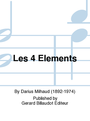 Book cover for Les 4 Elements