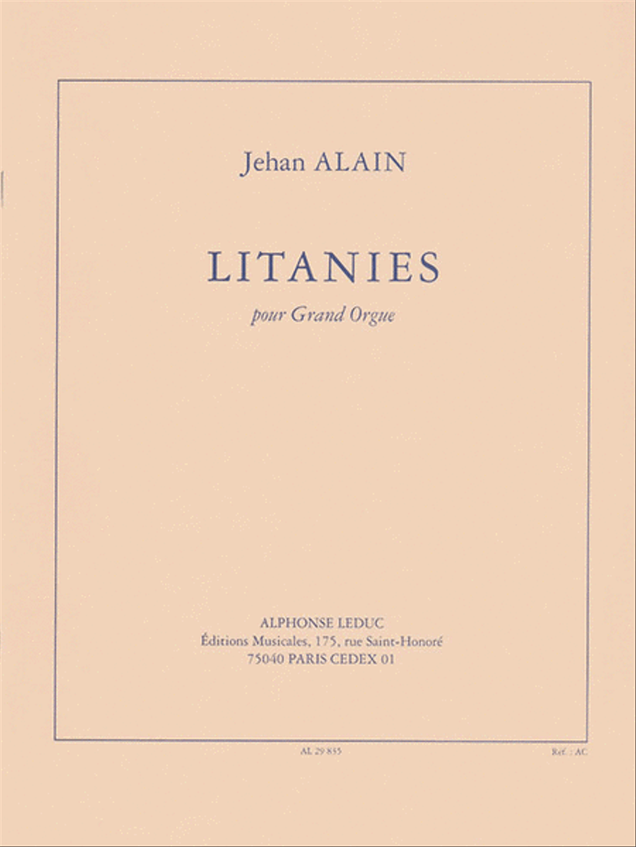 Litanies For Organ