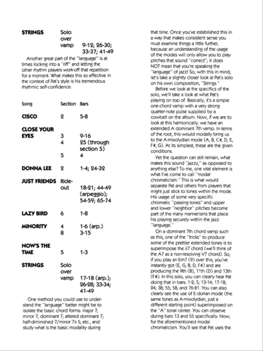 The Early Years - Jazz Guitar Solos Electric Guitar scores gallery preview page 5