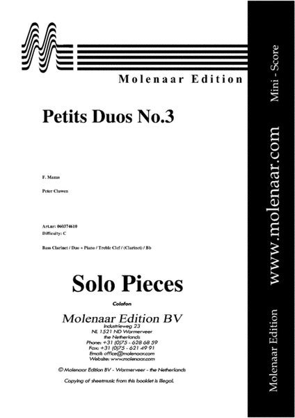Petits Duos no.3