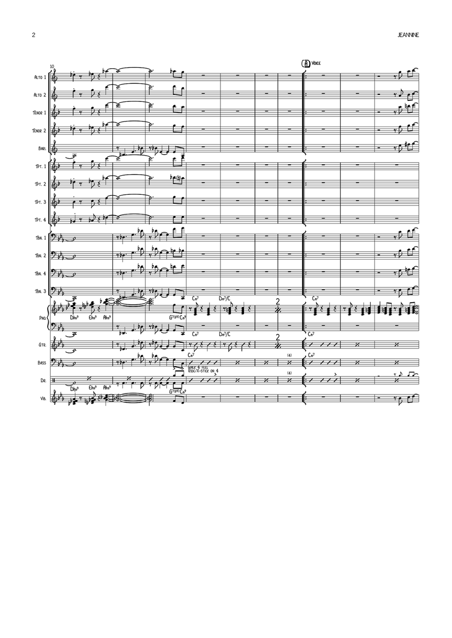 Jeannine Jazz Ensemble scores gallery preview page 2