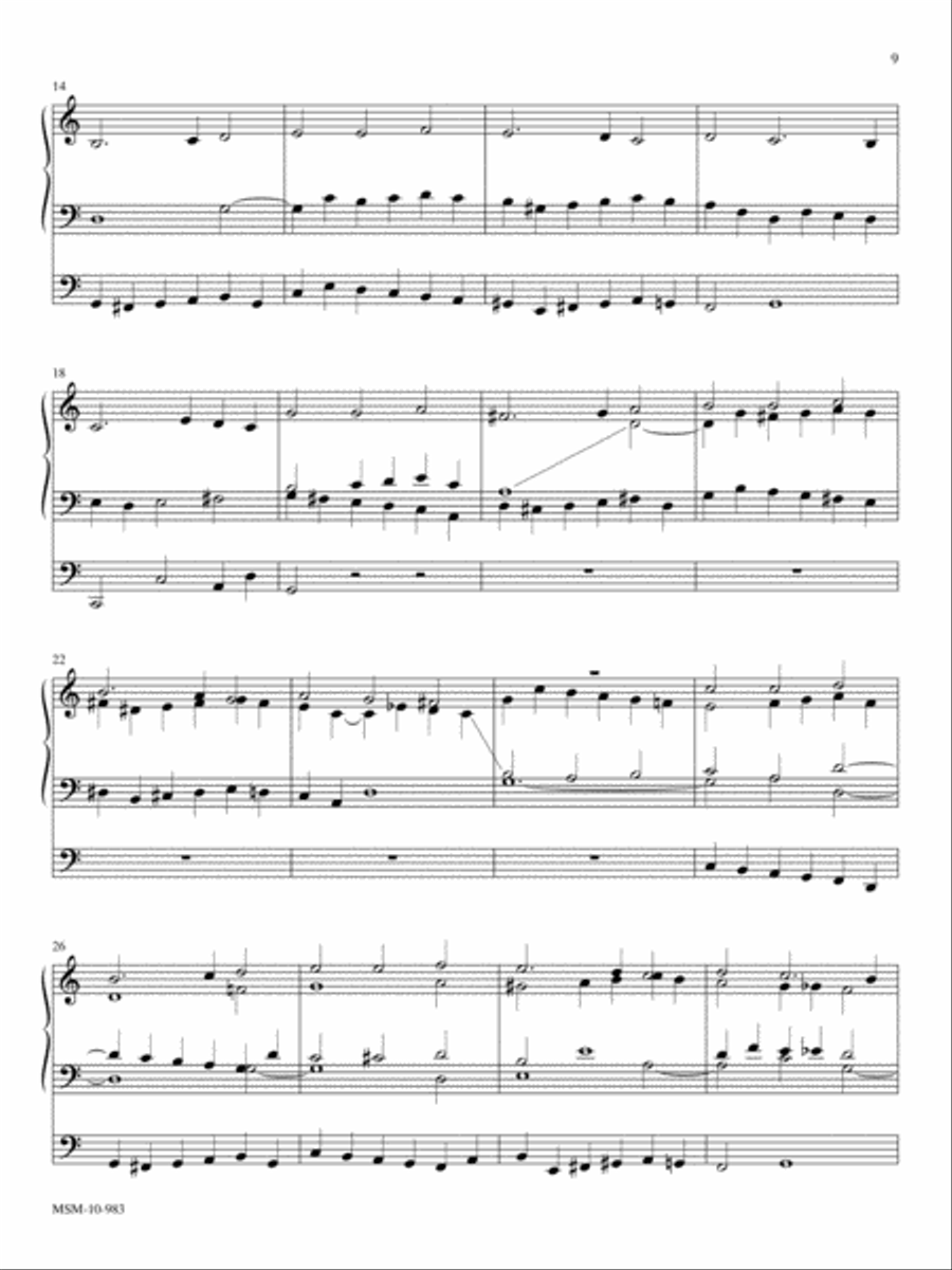America the Beautiful Five Patriotic Pieces for Organ Organ Solo scores gallery preview page 5
