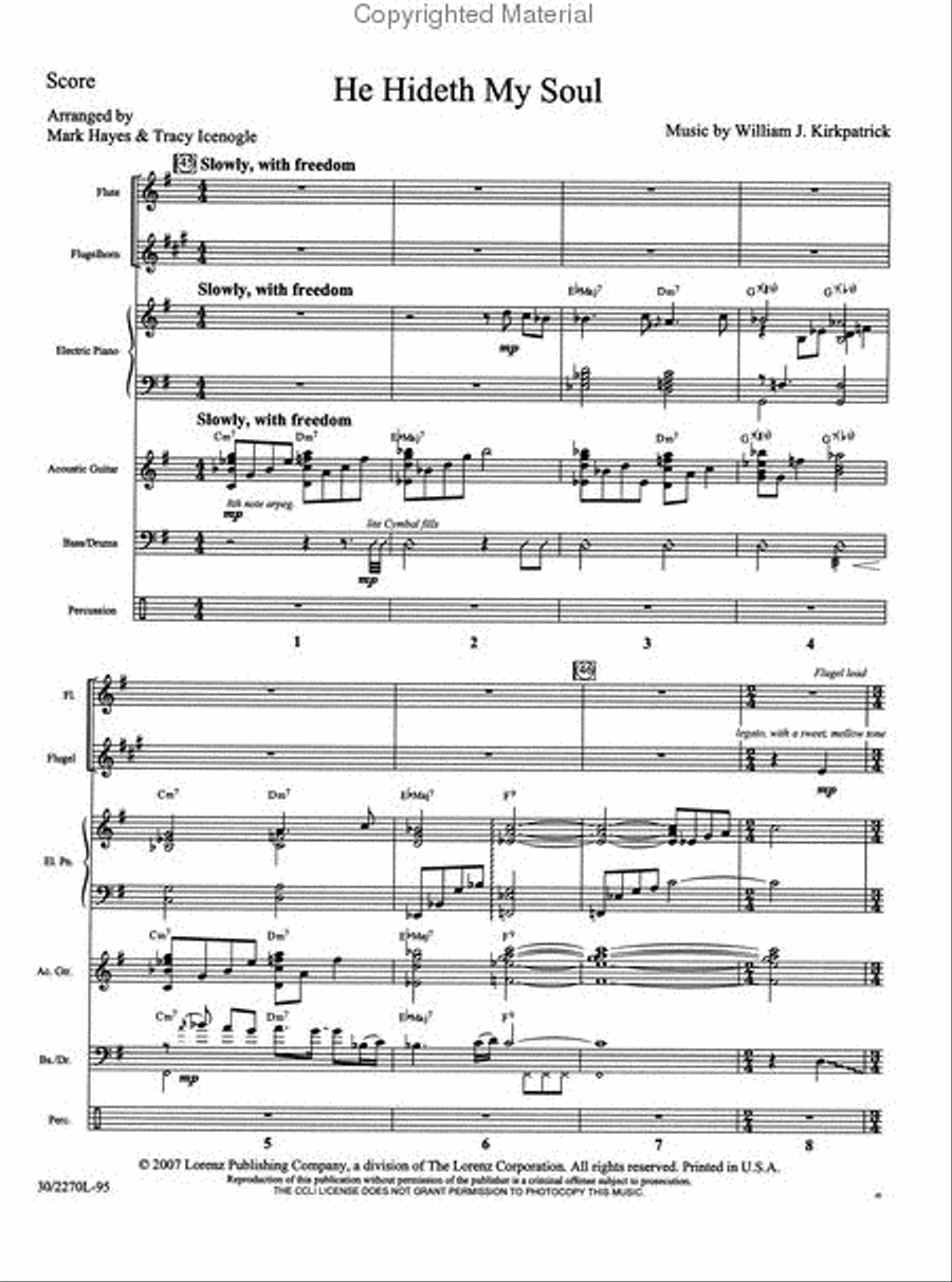 Sunday Evening Jazz - Full Score and Instrumental Parts Jazz Ensemble scores gallery preview page 4