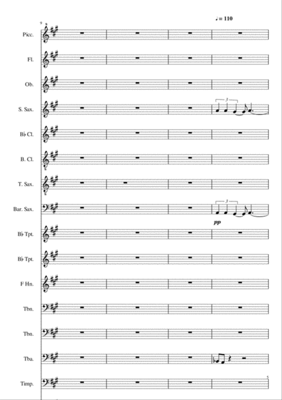 Beelzeboss The Final Showdown 4-Part scores gallery preview page 5
