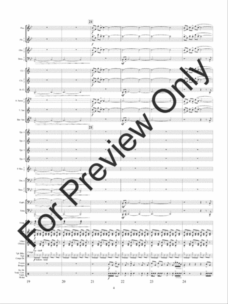 Quintology (Score) Quintology (Score) Concert Band scores gallery preview page 7