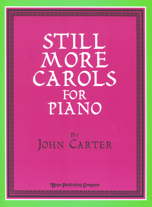Book cover for Still More Carols for Piano