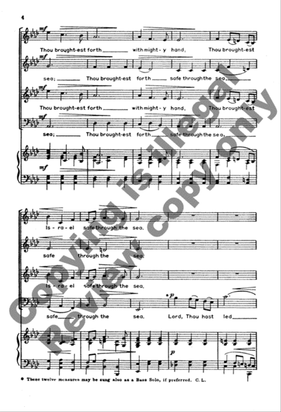 Thanks Be To Thee 4-Part scores gallery preview page 10