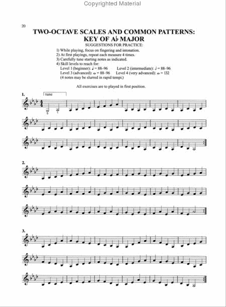 Scales Plus! Violin Solo scores gallery preview page 4